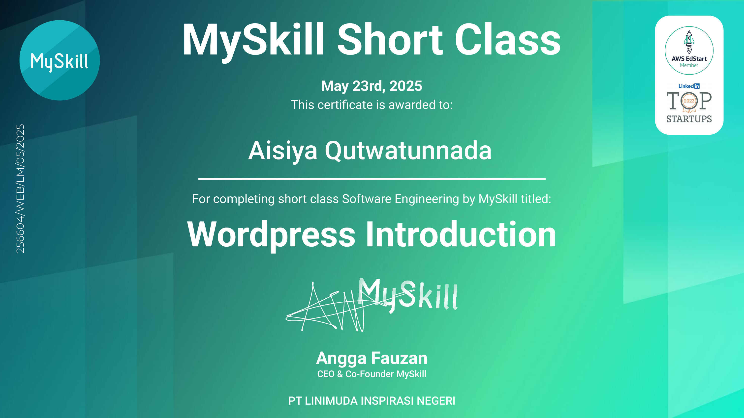 MySkill - WordPress