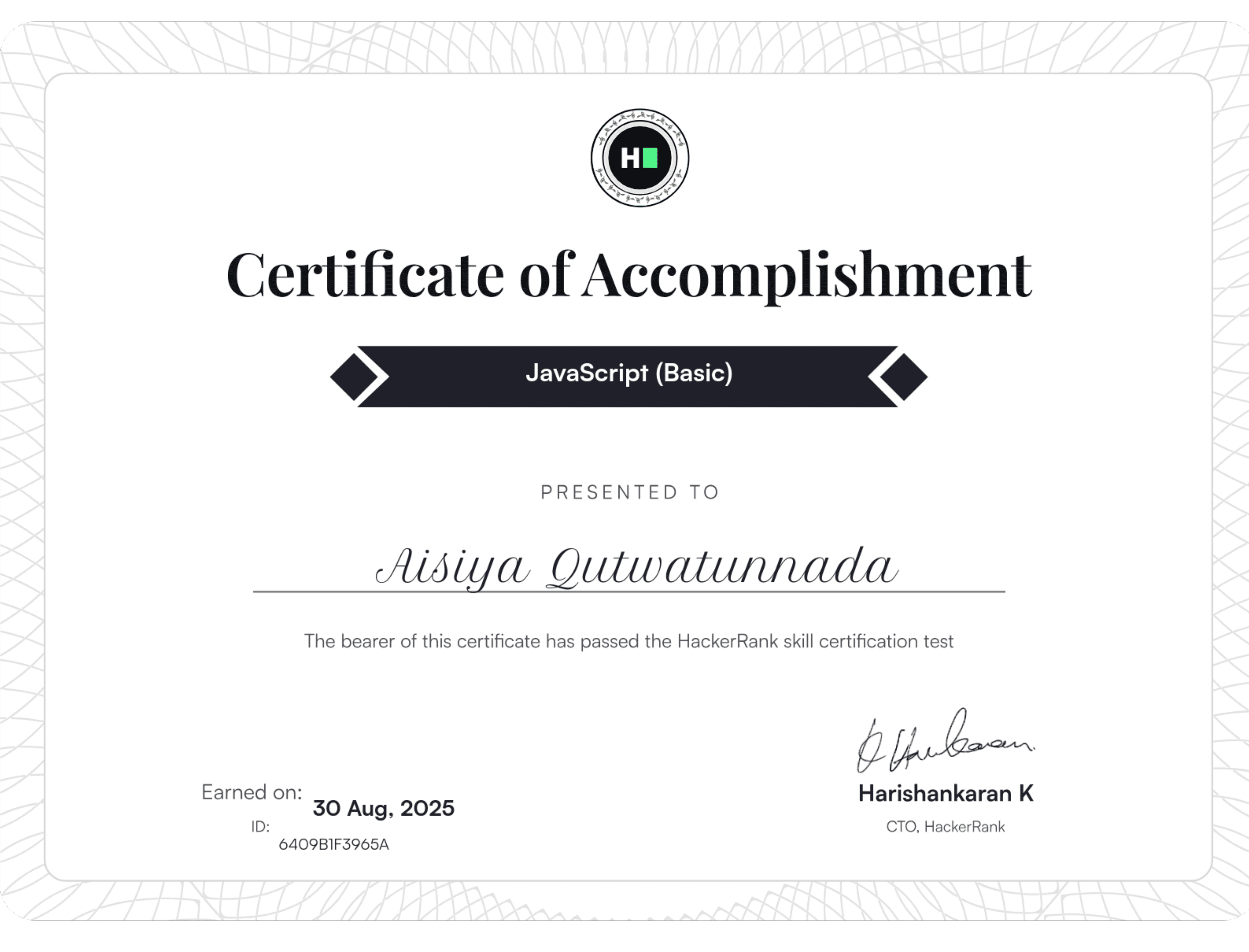 HackerRank - JavaScript